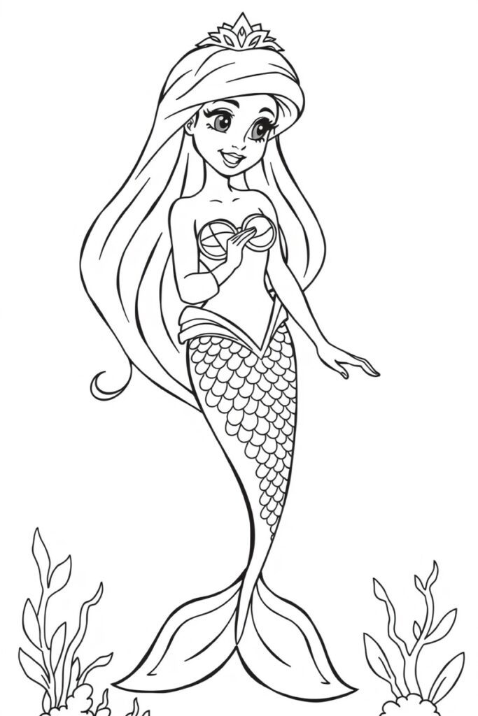 Disney Princess coloring pages free