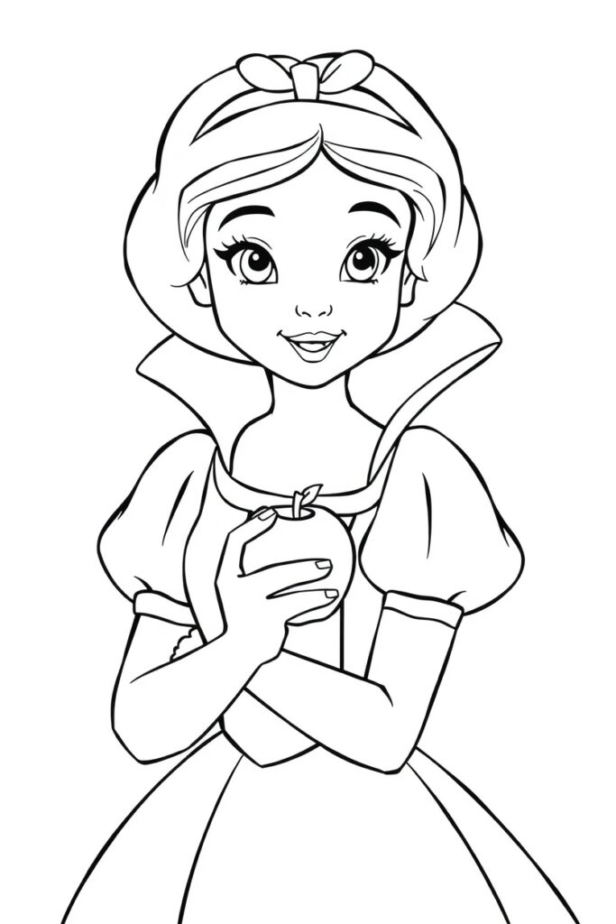 Disney Princess coloring pages free