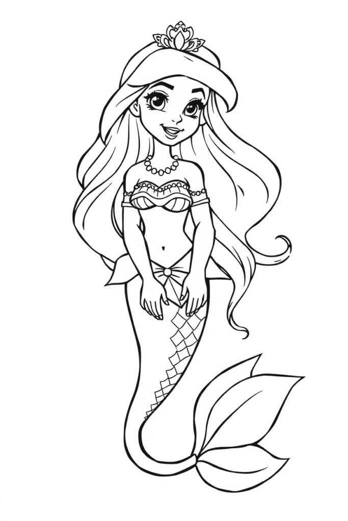 Disney Princess coloring pages free