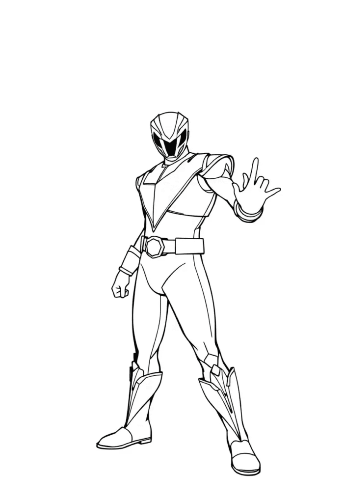 20 power rangers coloring pages