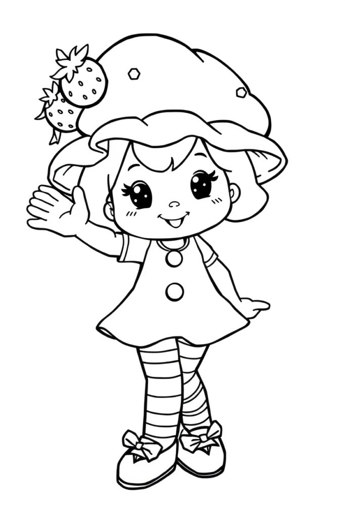 strawberry shortcake coloring pages