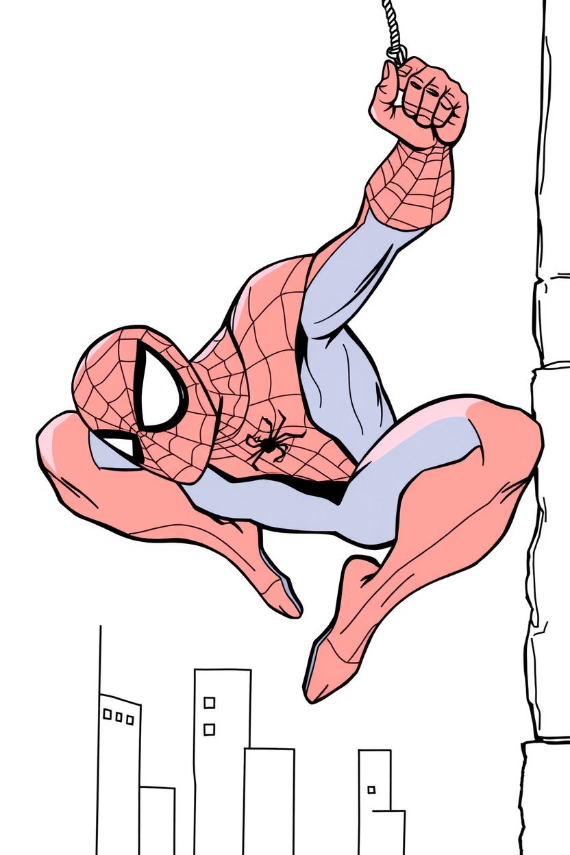 spiderman coloring pages