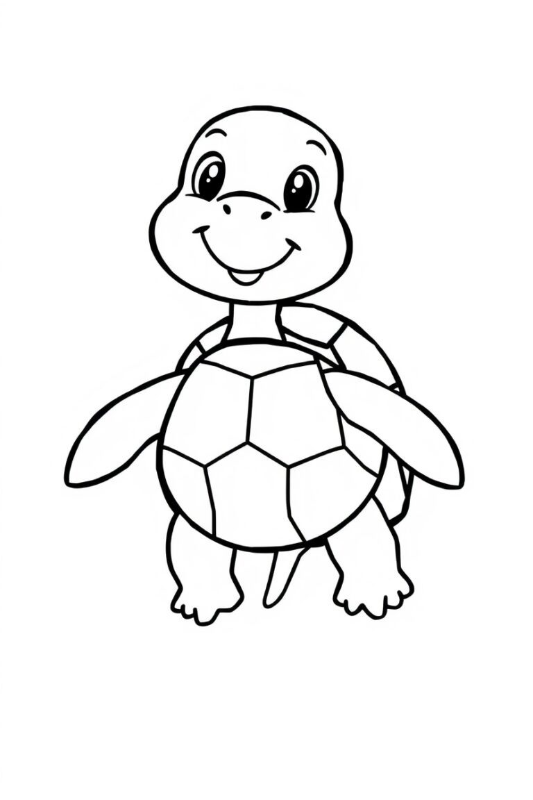 turtle coloring pages