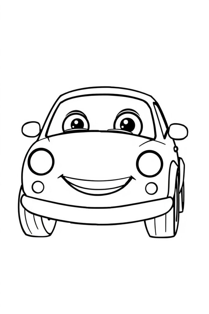 vehicle coloring pages