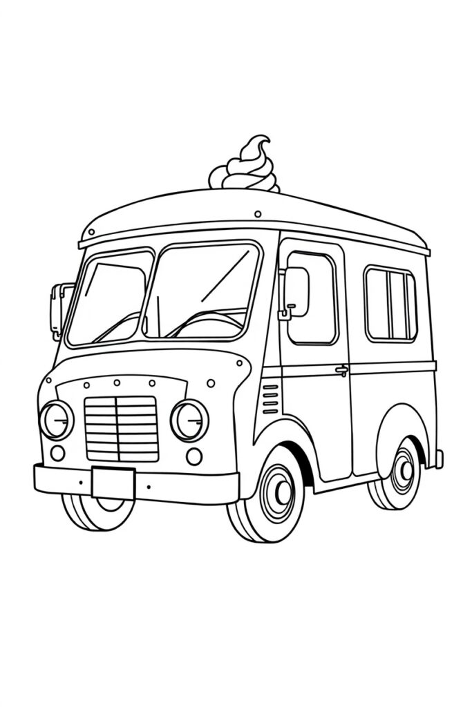 20 Vehicle coloring pages