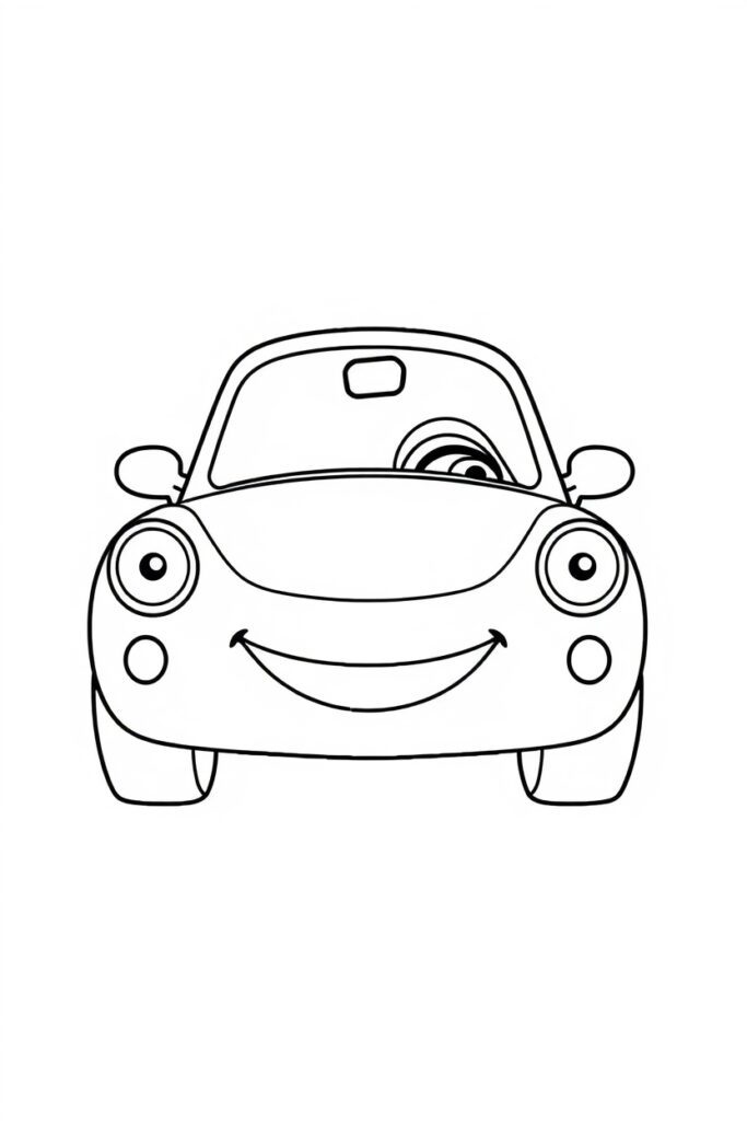 vehicle coloring pages