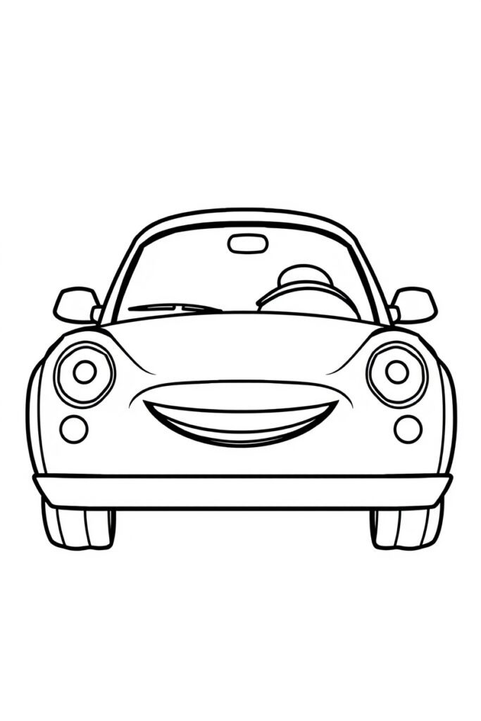 vehicle coloring pages