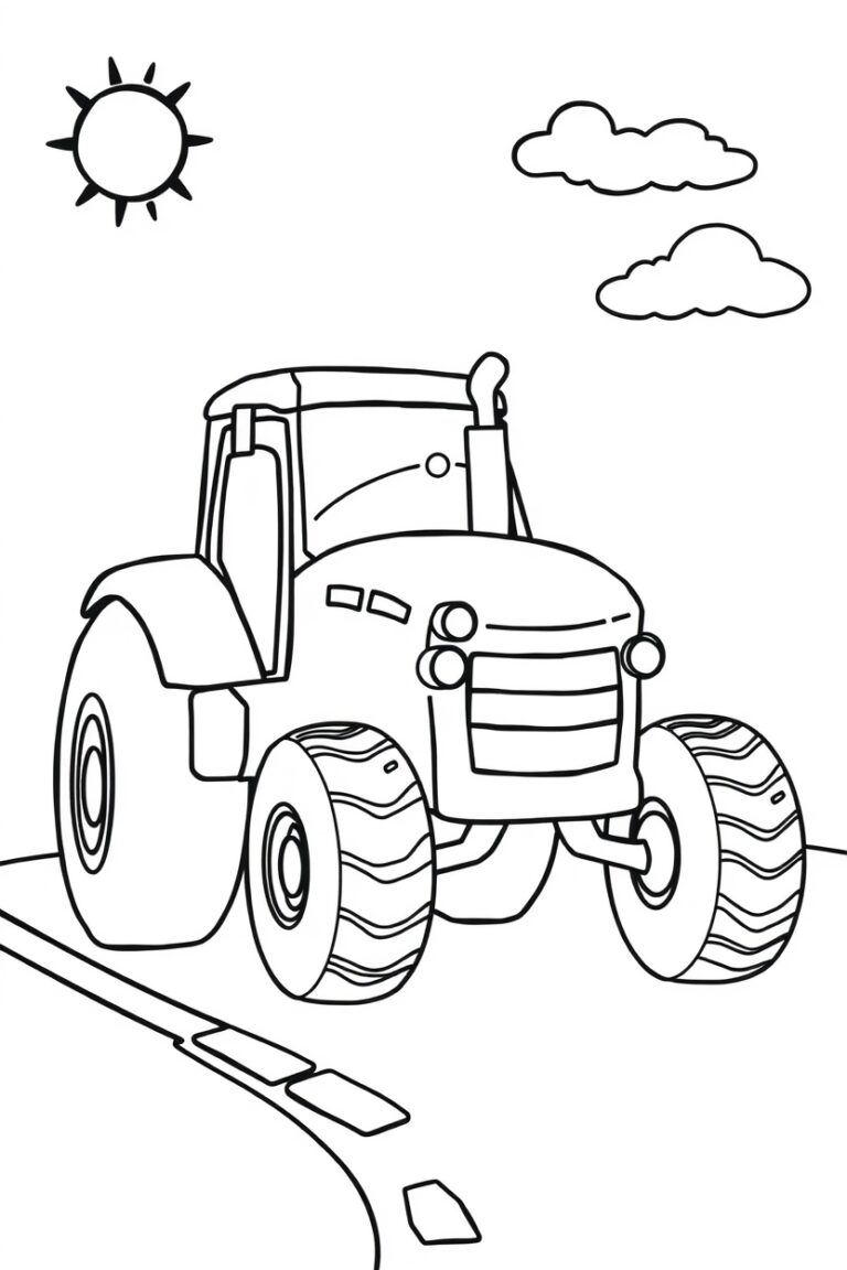 vehicle coloring pages