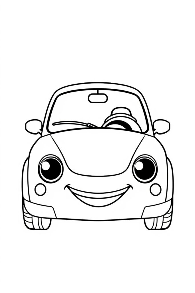 vehicle coloring pages