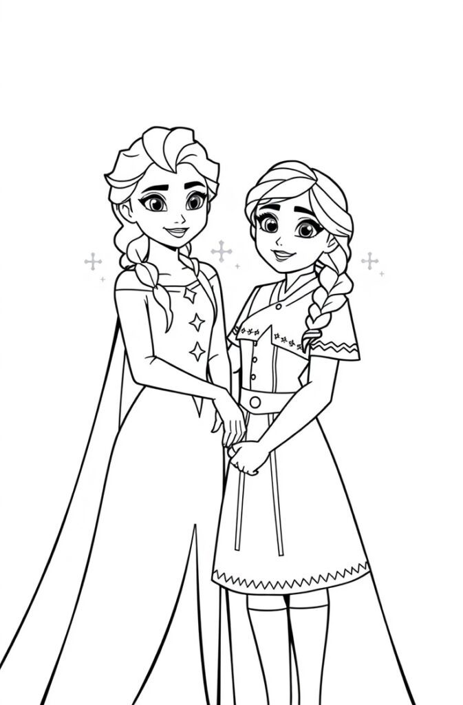 21 elsa coloring pages