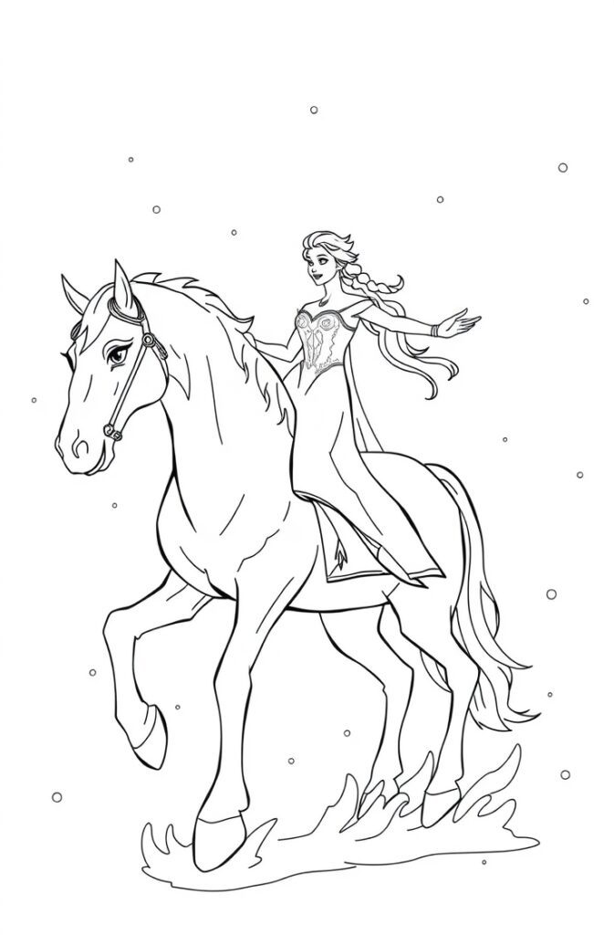 21 elsa coloring pages
