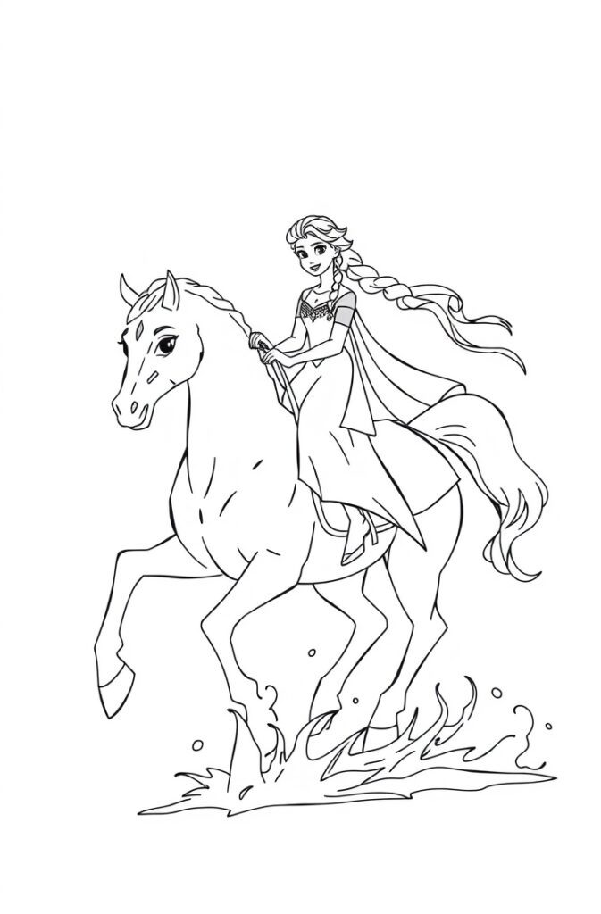 21 elsa coloring pages