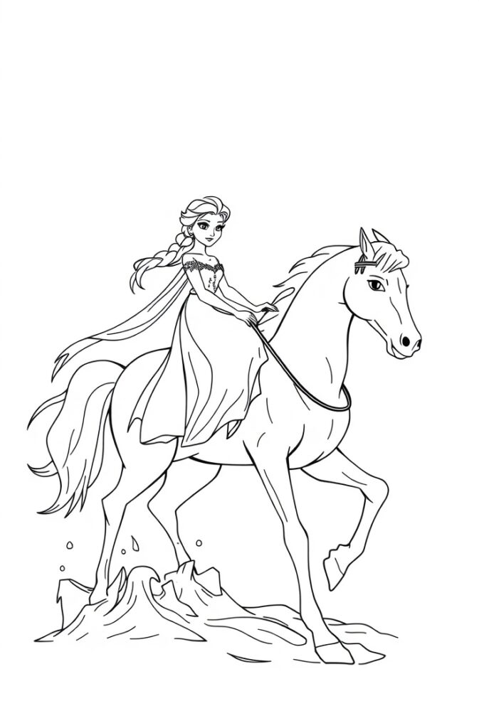 21 elsa coloring pages