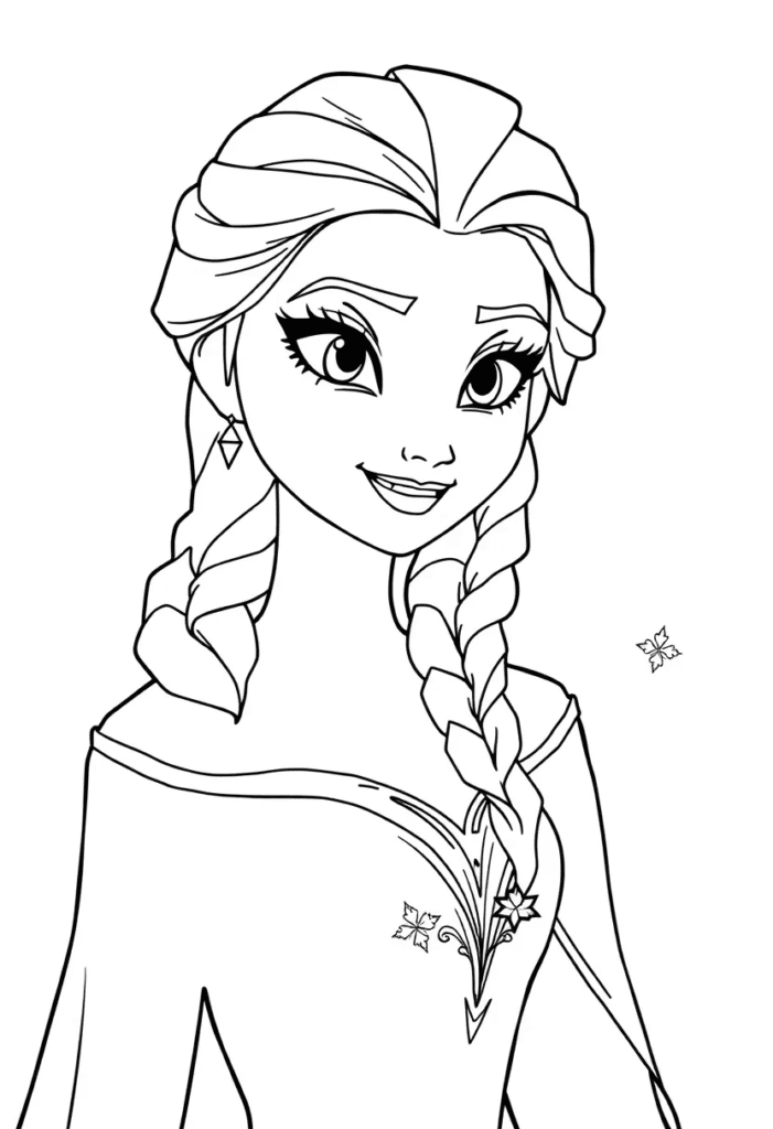 21 elsa coloring pages