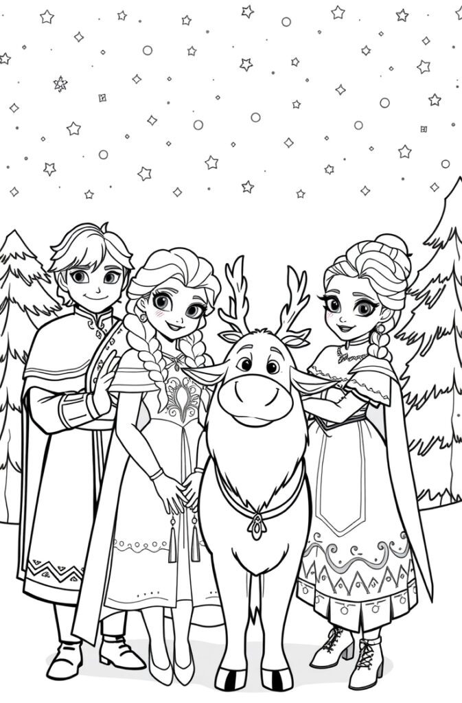 21 elsa coloring pages