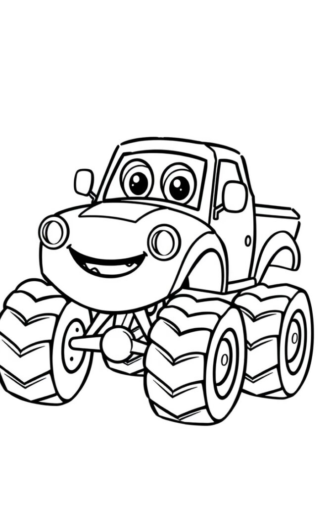 20 monster truck coloring pages​