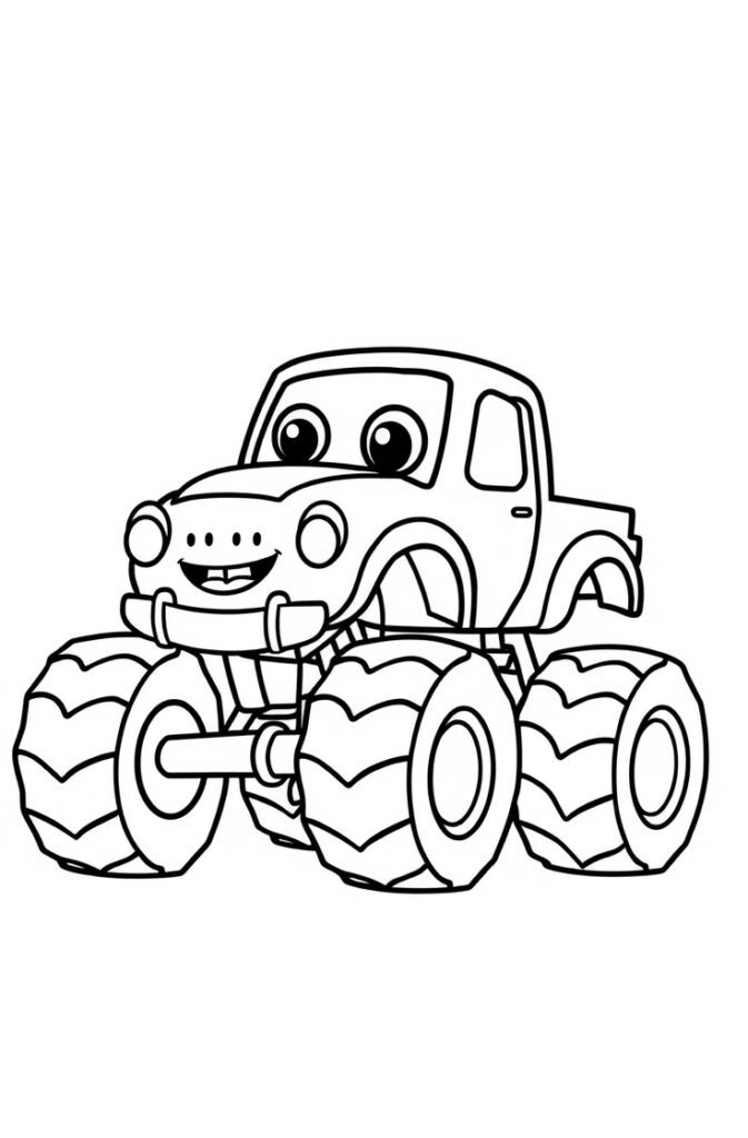 20 monster truck coloring pages​