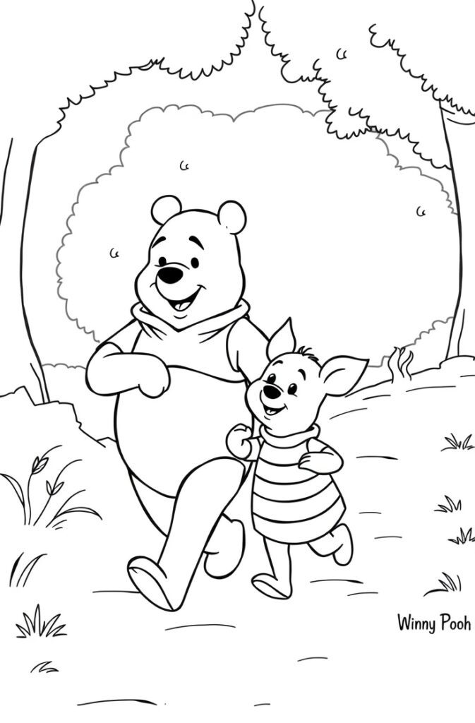 22 Winnie the pooh coloring pages​