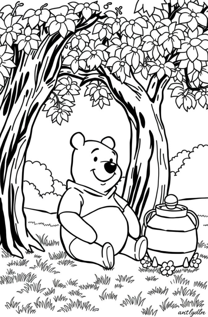 22 Winnie the pooh coloring pages​