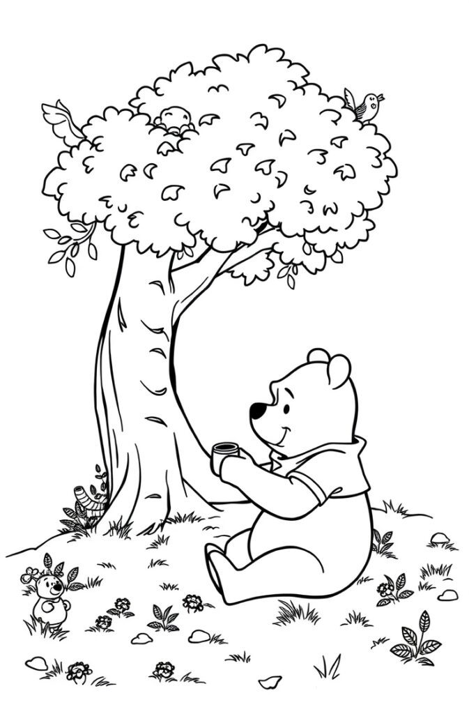 22 Winnie the pooh coloring pages​