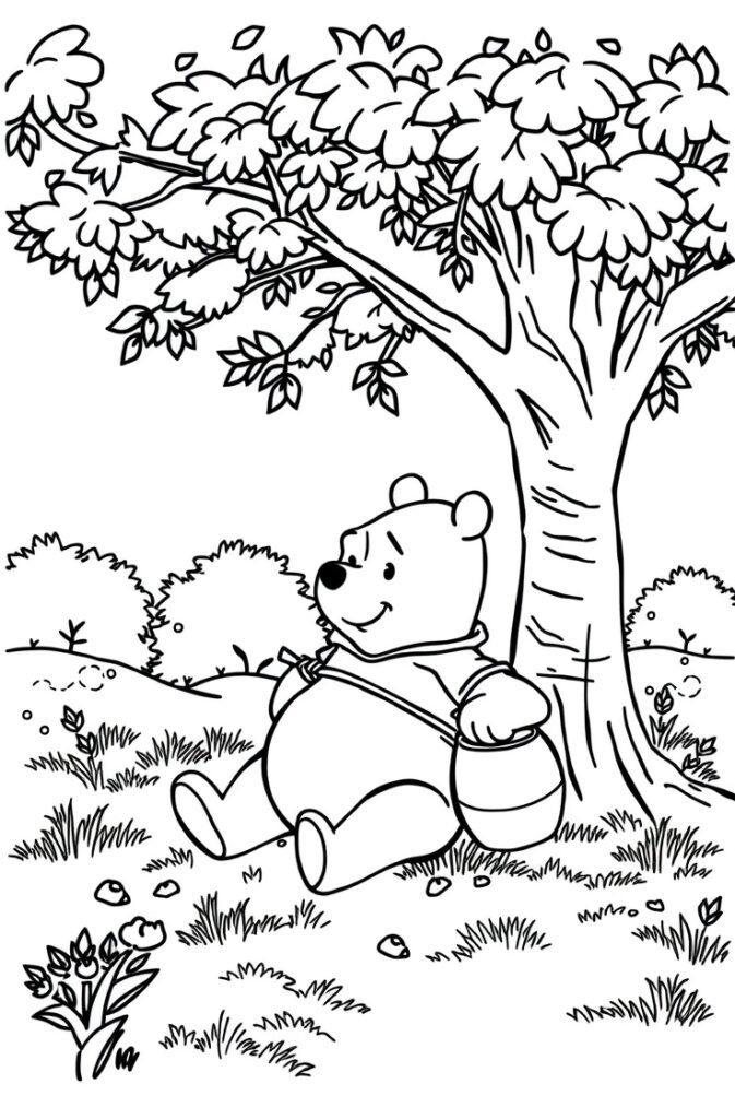 22 Winnie the pooh coloring pages​