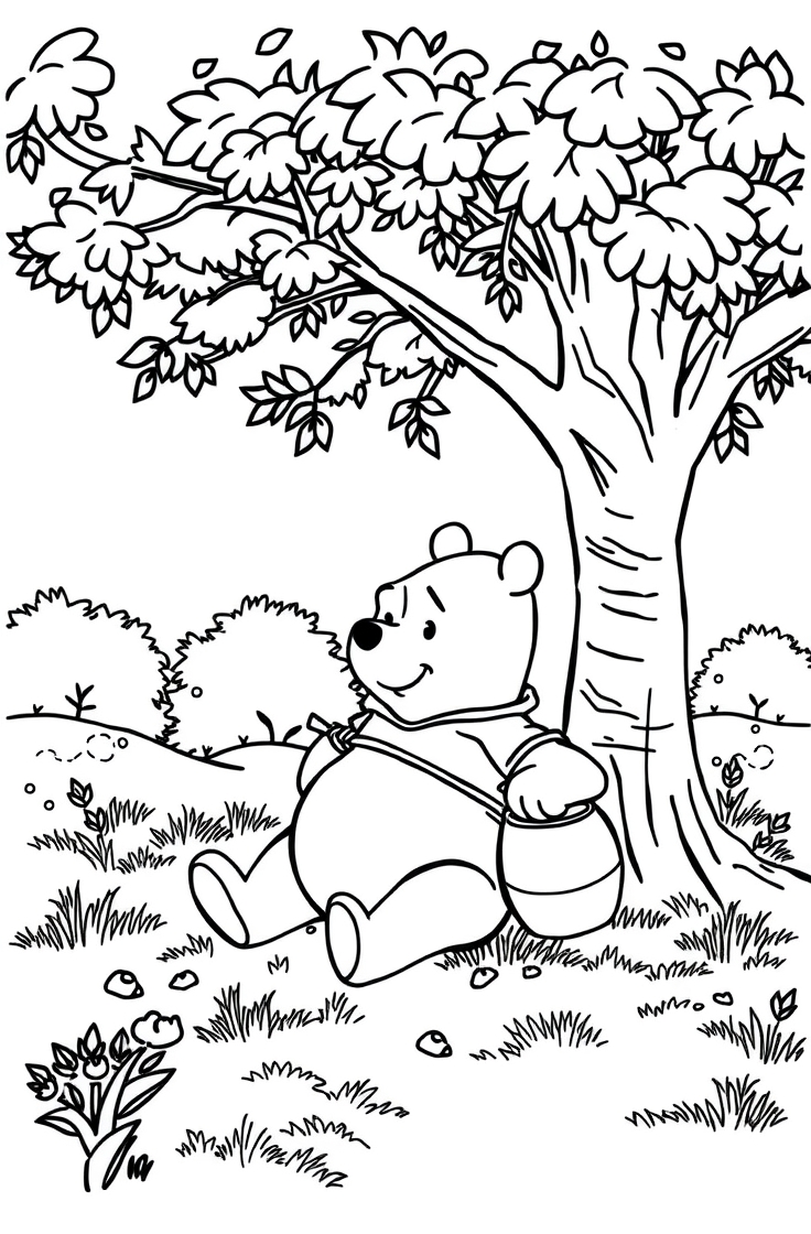 22 Winnie the pooh coloring pages​