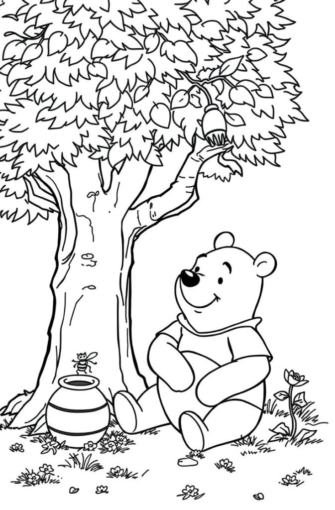 22 Winnie the pooh coloring pages​