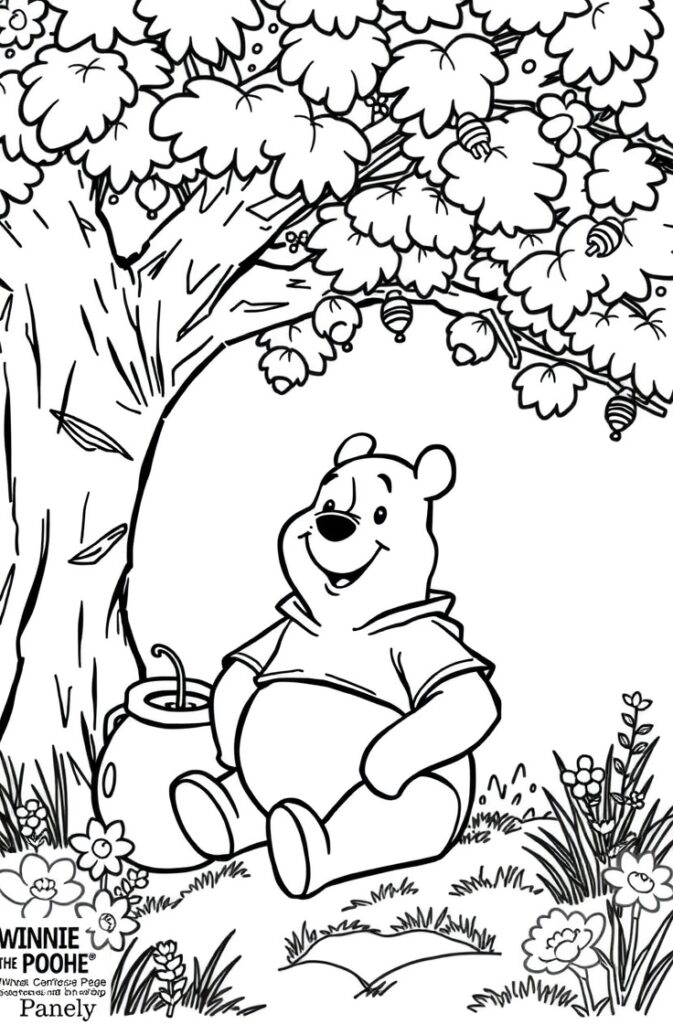 22 Winnie the pooh coloring pages​