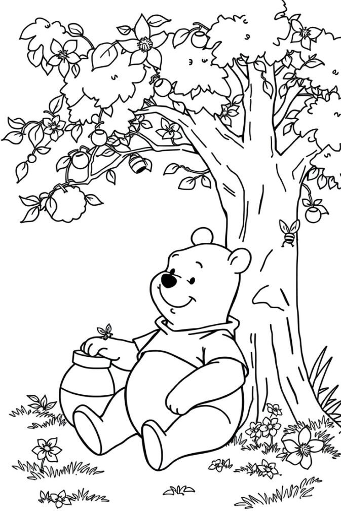 22 Winnie the pooh coloring pages​