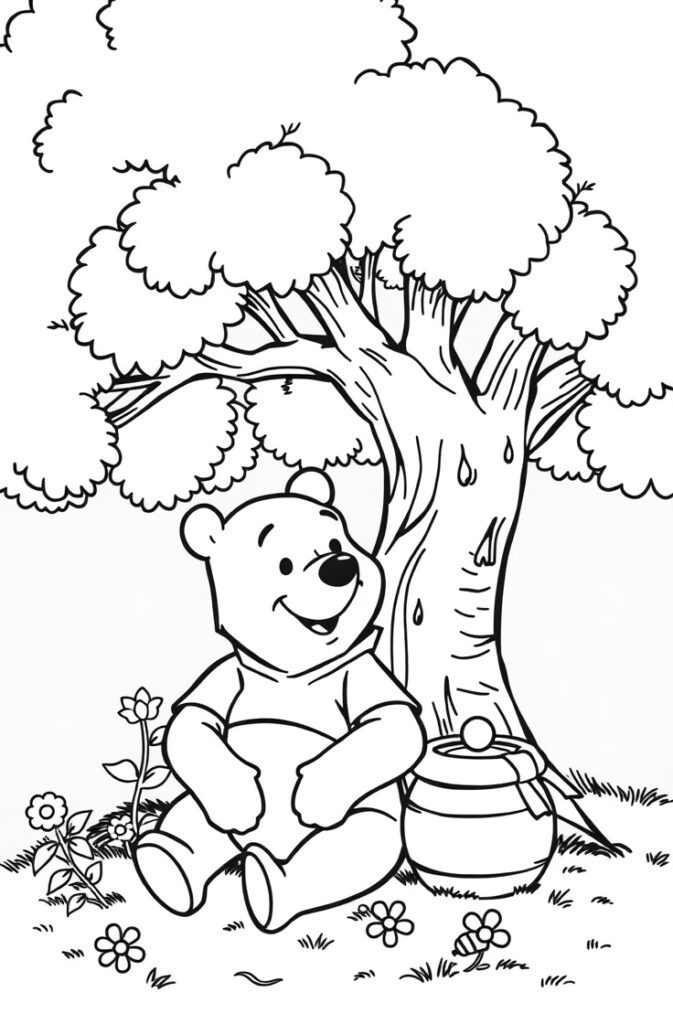 22 Winnie the pooh coloring pages​