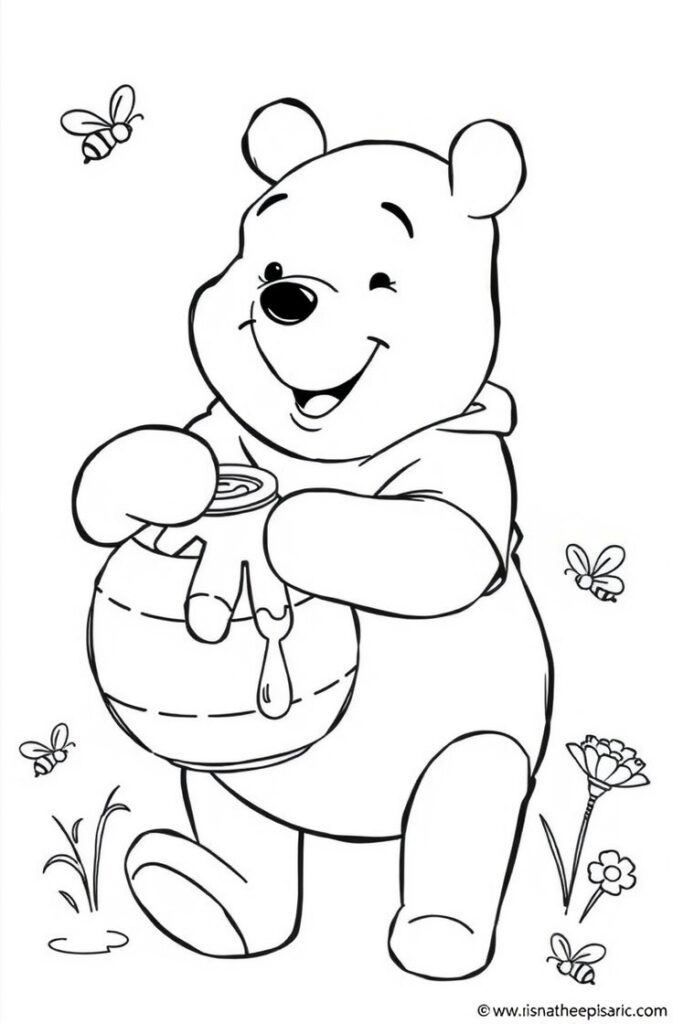 22 Winnie the pooh coloring pages​
