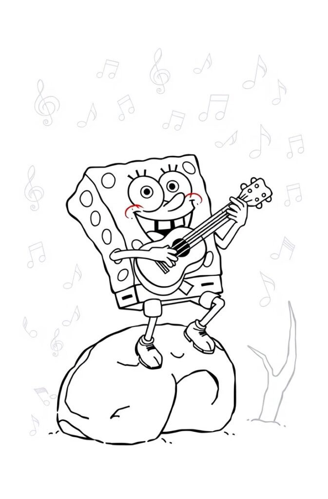 20 spongebob coloring pages​
