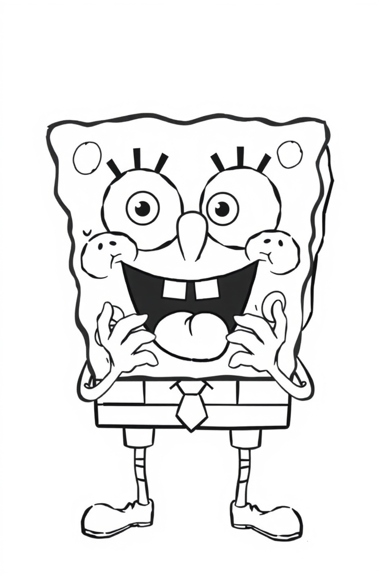 20 spongebob coloring pages​