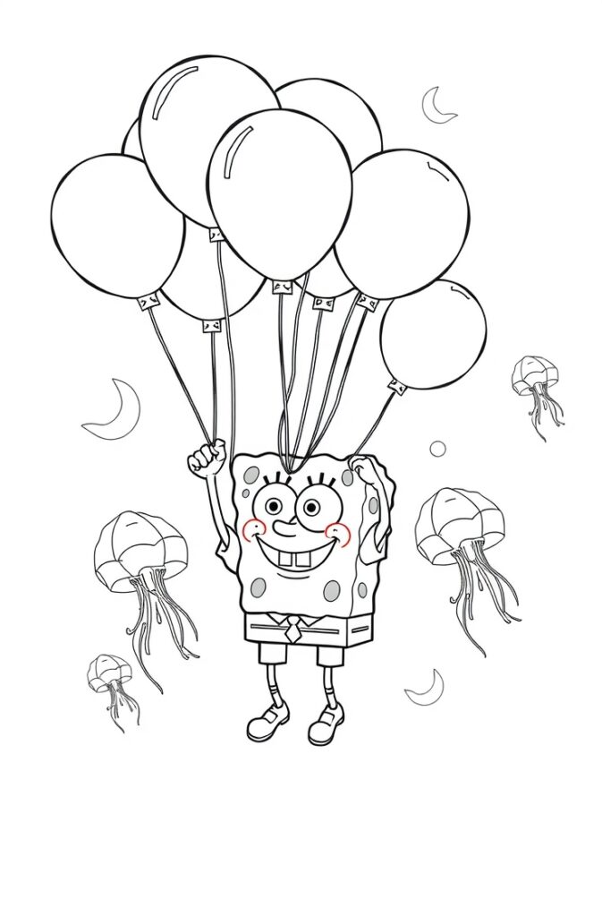 20 spongebob coloring pages​