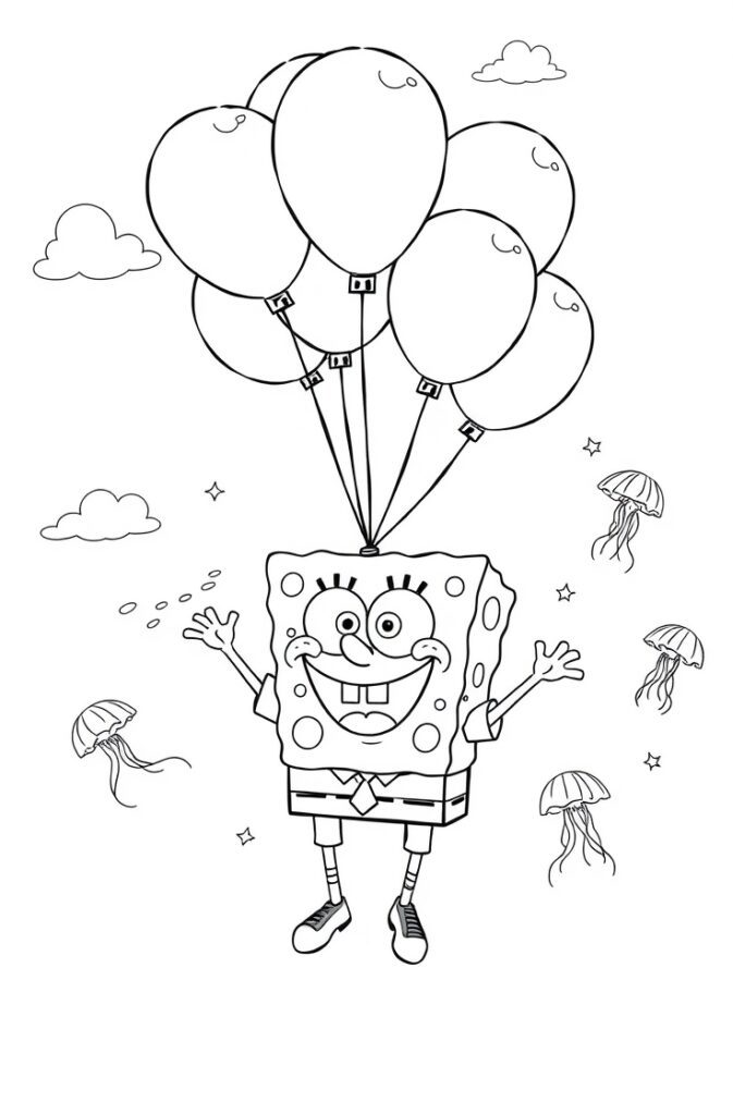20 spongebob coloring pages​
