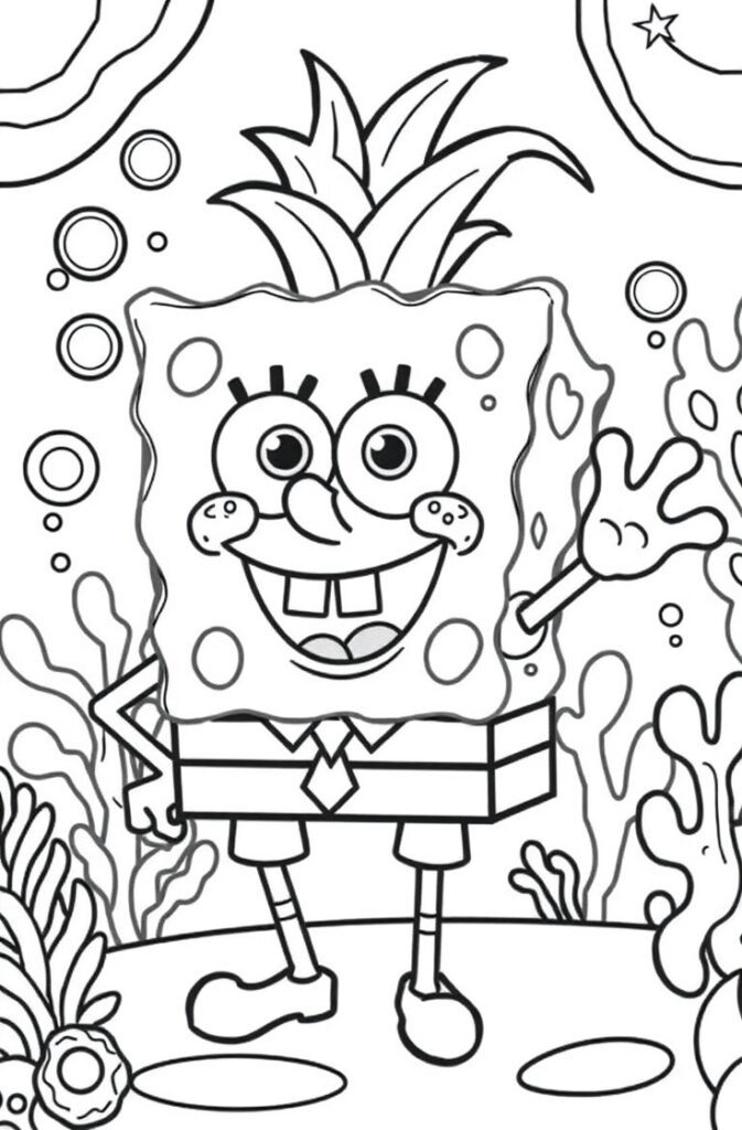 20 spongebob coloring pages​