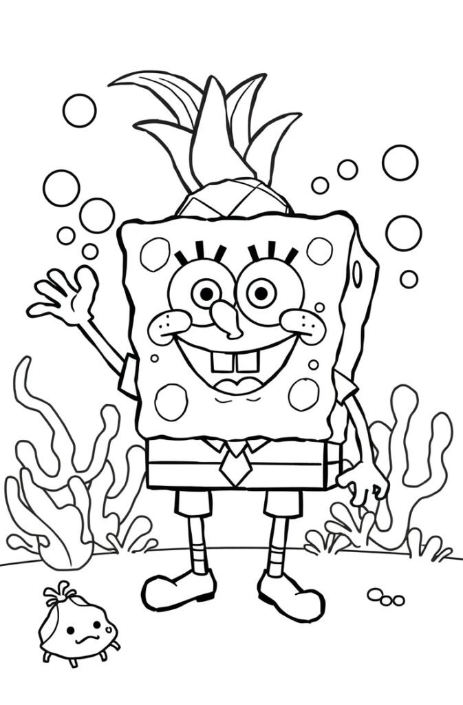 20 spongebob coloring pages​