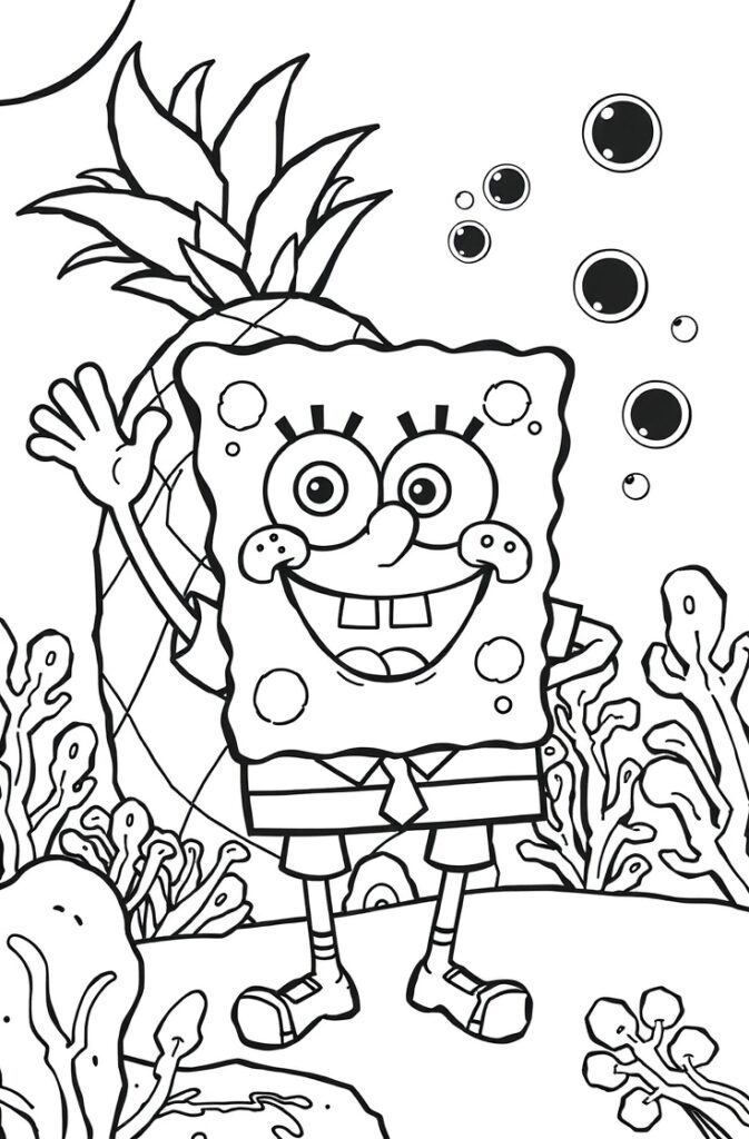 20 spongebob coloring pages​