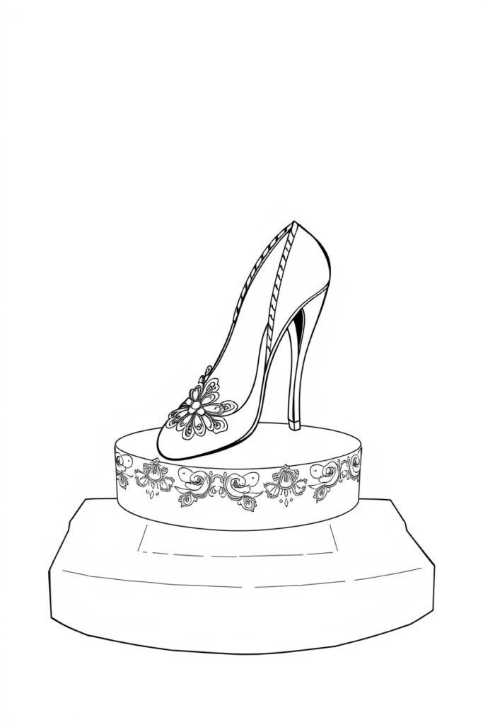 20 cinderella coloring pages