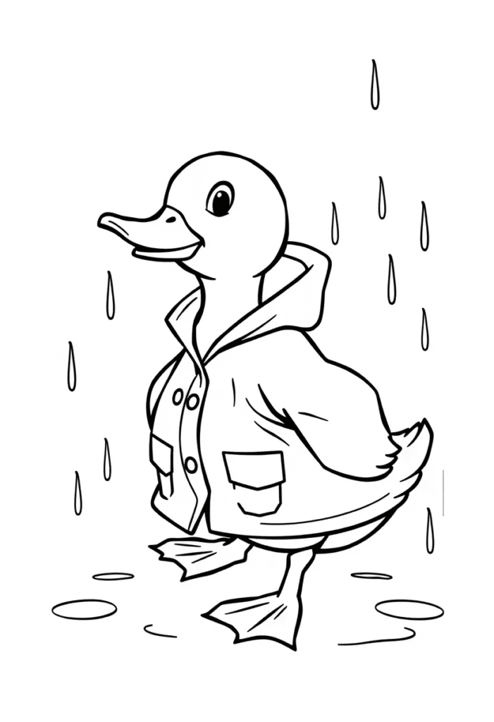 20 duck coloring pages