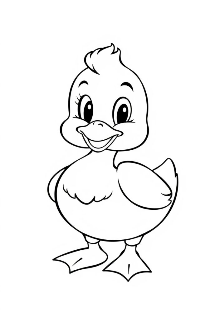 20 duck coloring pages