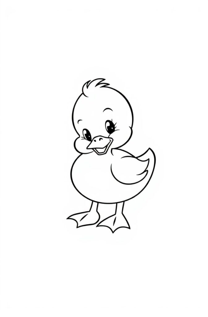 20 duck coloring pages