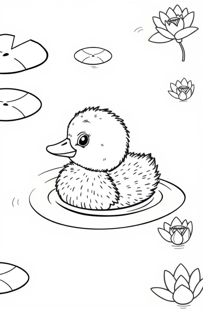 20 duck coloring pages