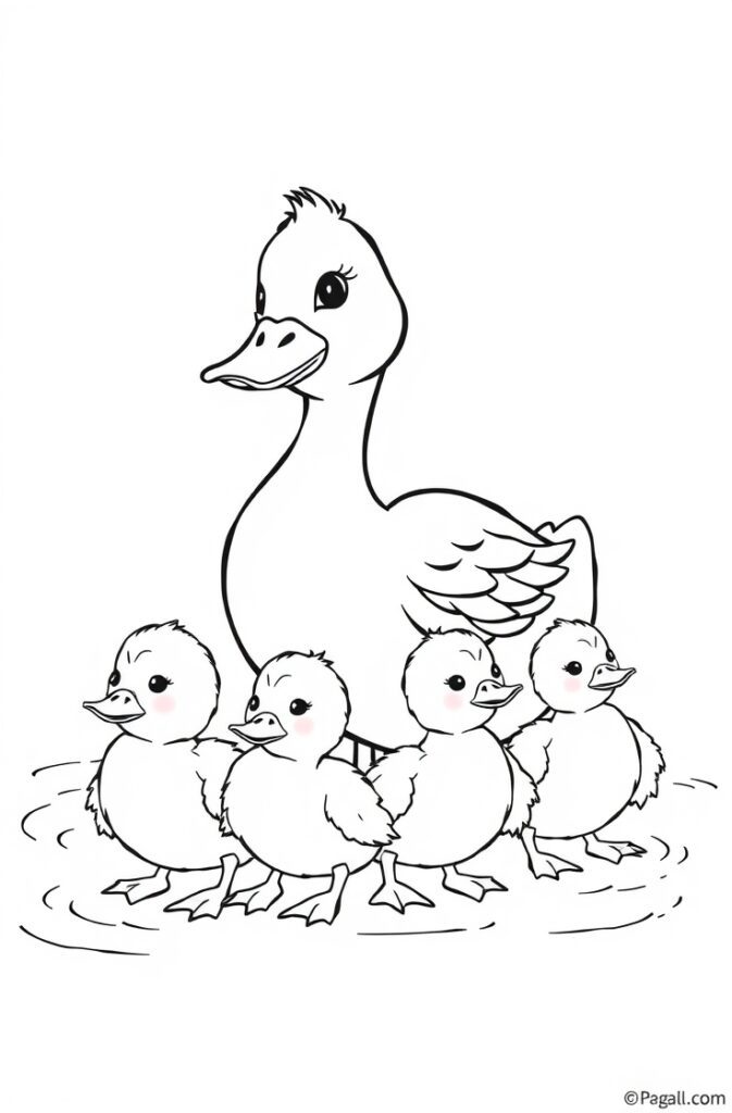 20 duck coloring pages