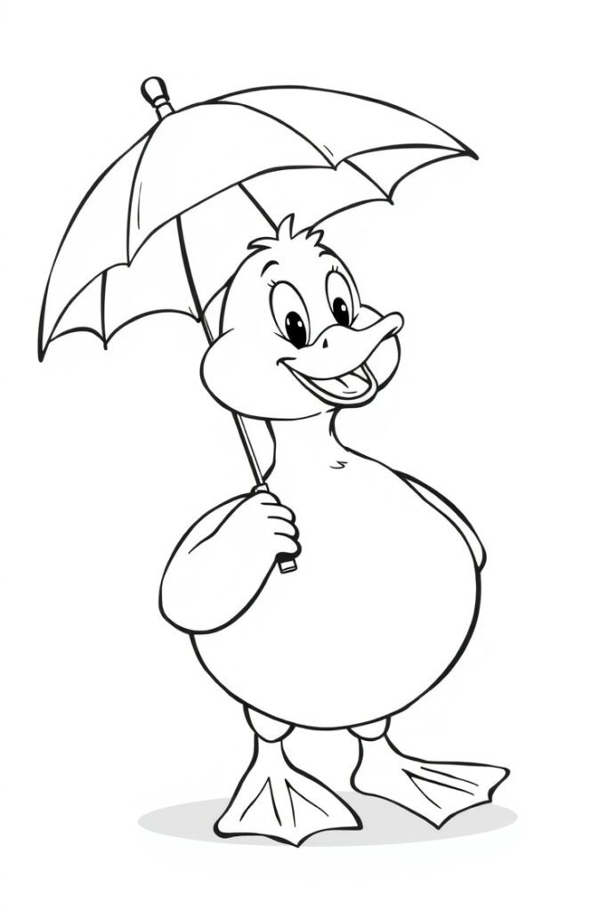 41 duck coloring pages
