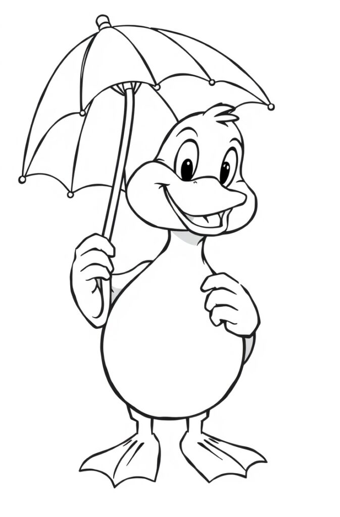 41 duck coloring pages