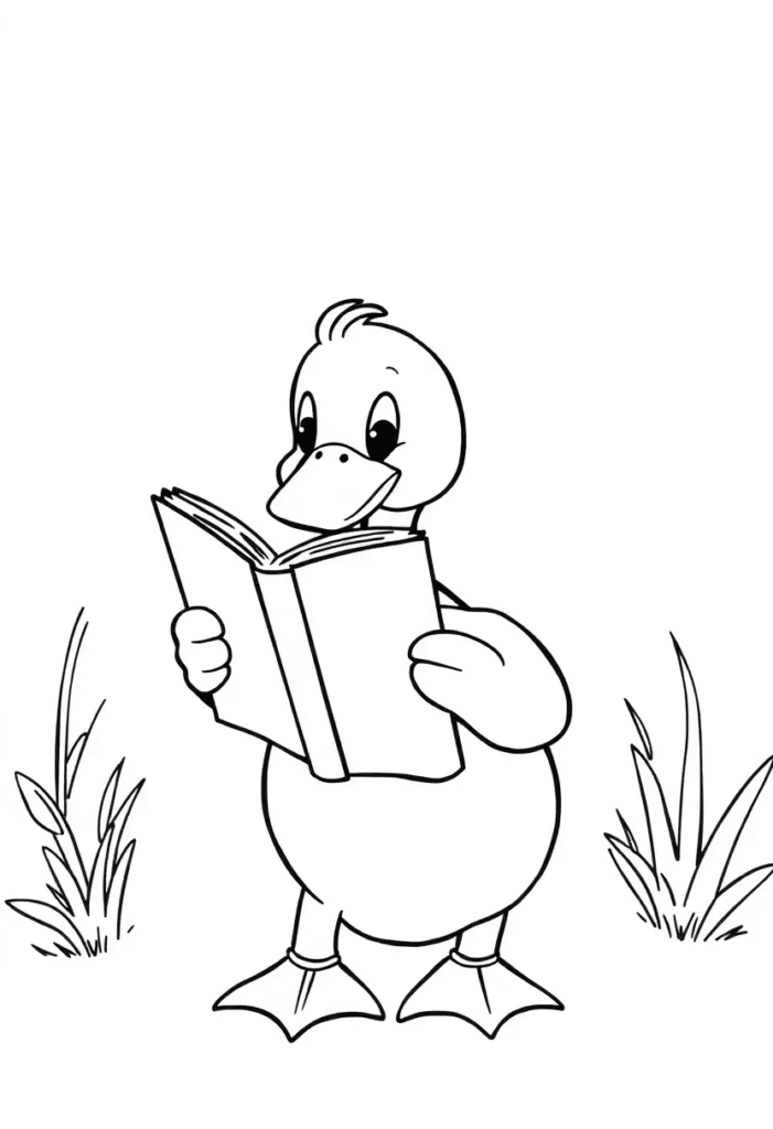 20 duck coloring pages