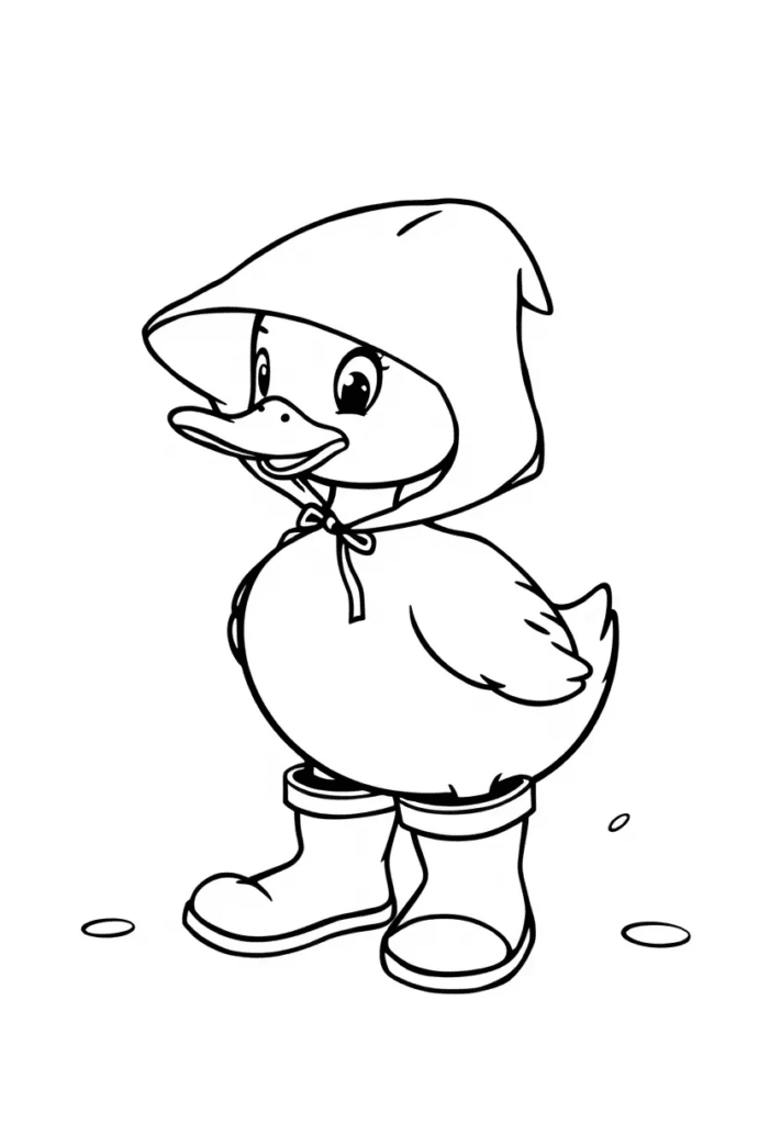 20 duck coloring pages