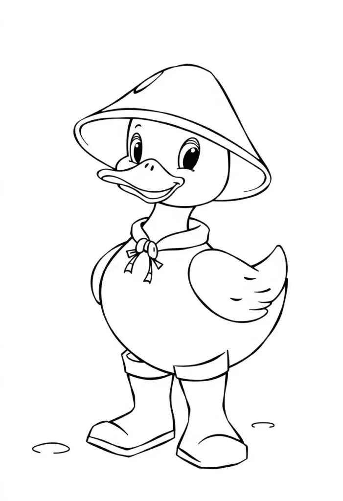 20 duck coloring pages