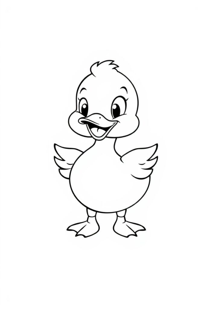 20 duck coloring pages